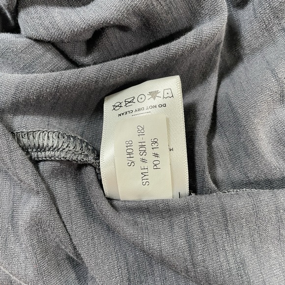 Rhone Henley Shirt Mens L Blue Heathered Pima Cotton Performance SDH-182 - Picture 9 of 9